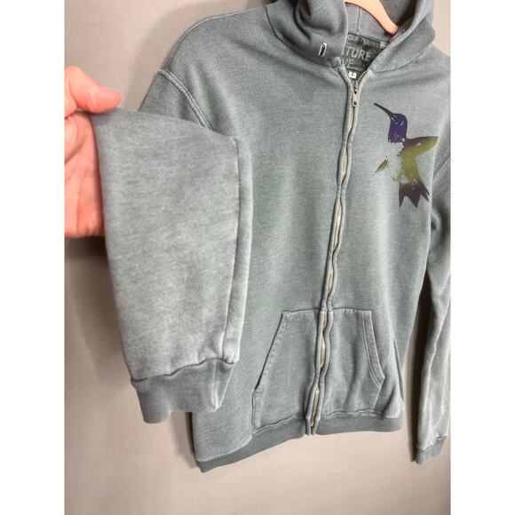 Free City Life Nature Love Full Zip Hoodie Women Sz M Loungewear Casual Comfort - Picture 11 of 13